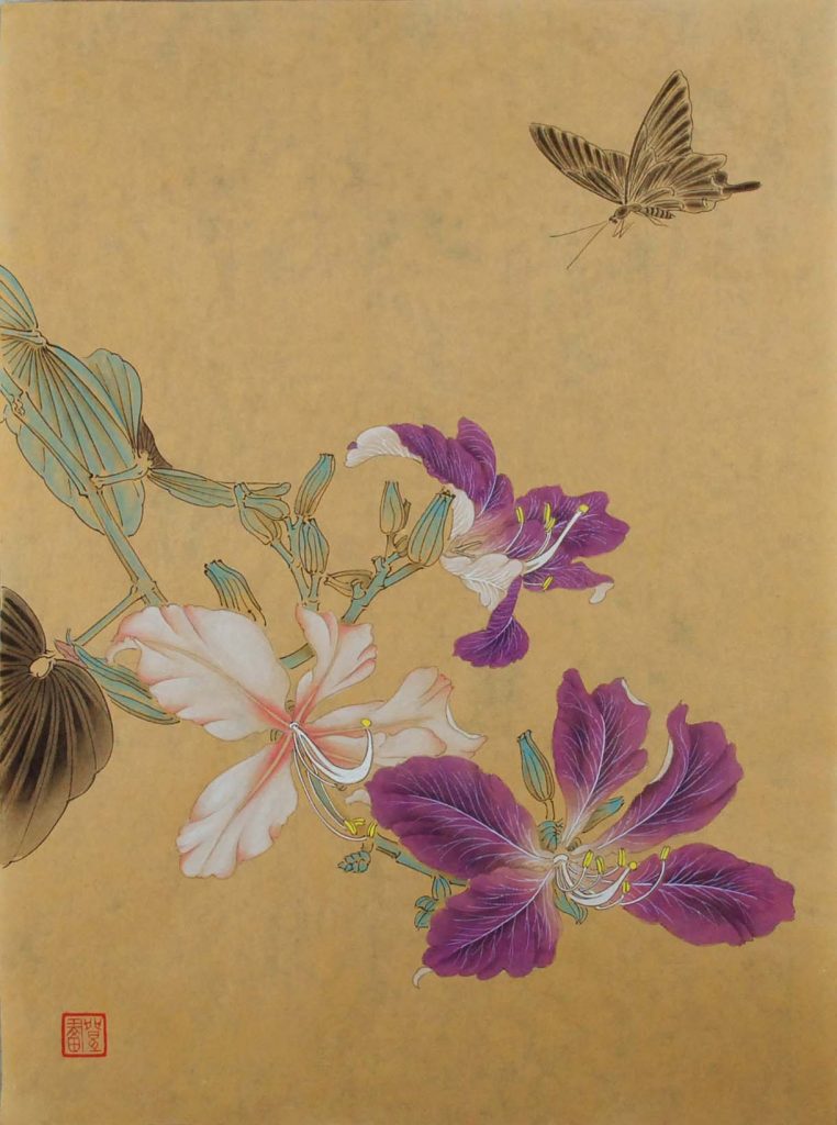 南国花卉七 2016 33X26cm